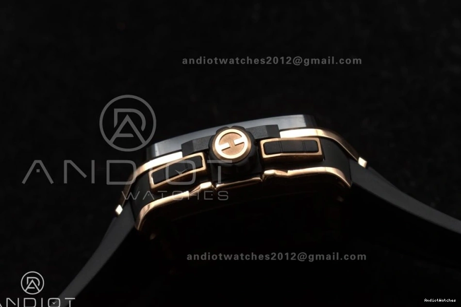 Edition Dial BBF Bezel Skeleton 1:1 A Ceramic Square Unico on Affordable Rubber RG Bang Strap 42mm 1116 Black Best 1024
